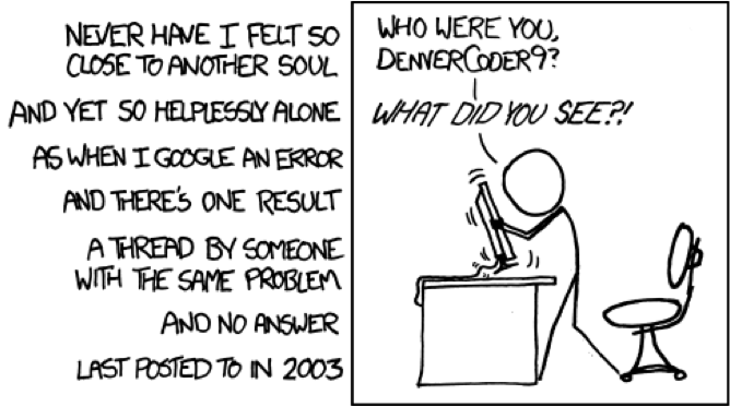 XKCD - Wisdom of the Ancients - http://xkcd.com/979/