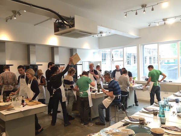 Our fifth birthday - Cooking class 1