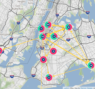 Creating an NYC taxi data visualization with KeyLines
