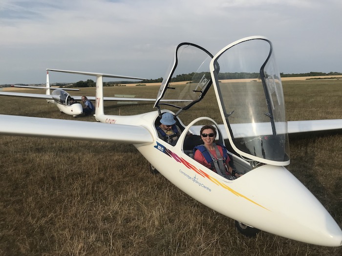 Catherine, ready for take off!