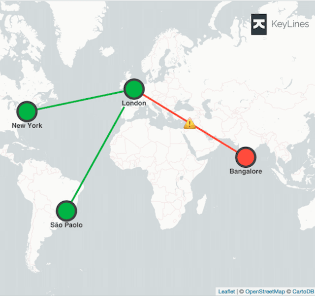 Create a map visualization with Neo4j geospatial data