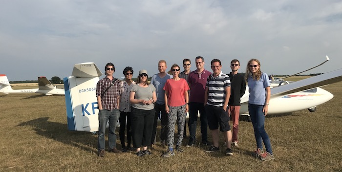 The Cambridge Intelligence gliding squad