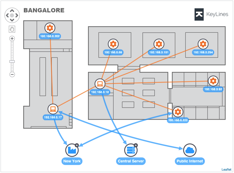 Adding an image as a backdrop to your KeyLines map data visualization is easy