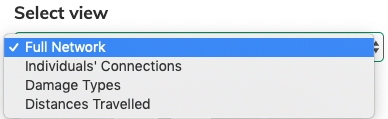 Users don’t always need numerous, complex visualization options: this demo uses a single dropdown with four different views 