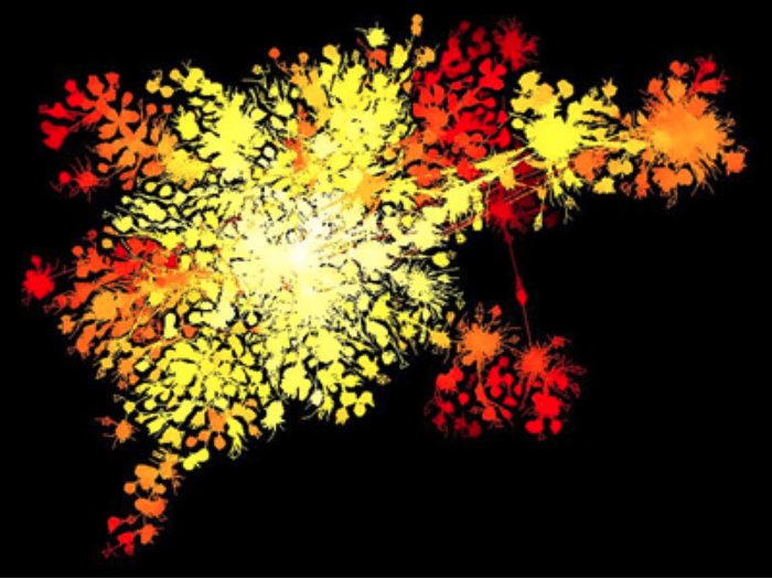 This Protein Homology Graph, by Edward Marcotte and Alex Adai, from New York’s Museum of Modern Art (MOMA) 2008 exhibit