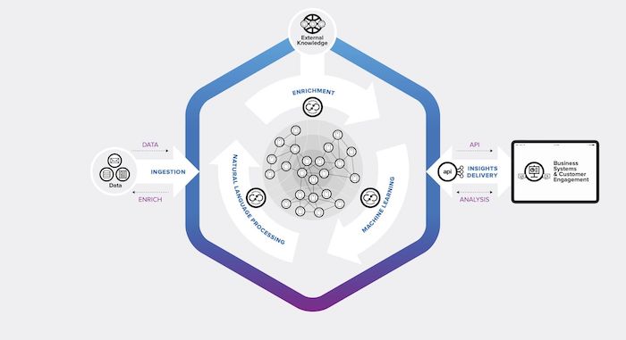 Hume’s knowledge graph creation and analysis process.