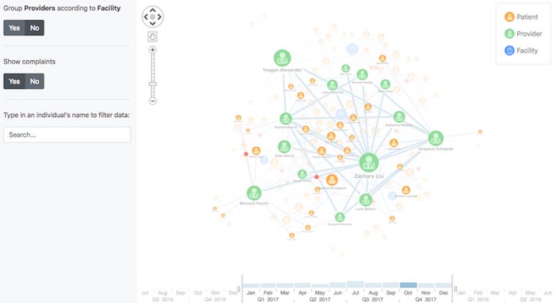 healthcare data visualization: custom knowledge graphs