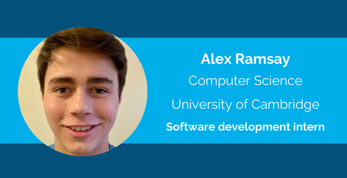 Alex Ramsay software development intern 