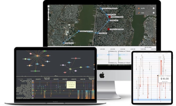 link analysis for fraud detection: timeline visualization and link analysis