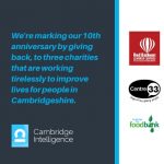 Celebrating our 10th anniversary by giving back