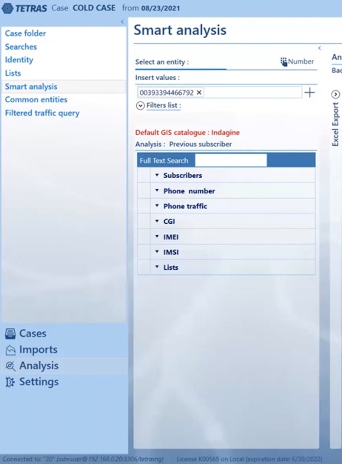 Smart Analysis in Tetras