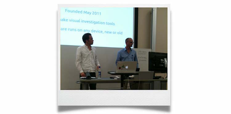 Joe and Rasmus presenting