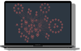 A screen showing a graph visualization created using ReGraph