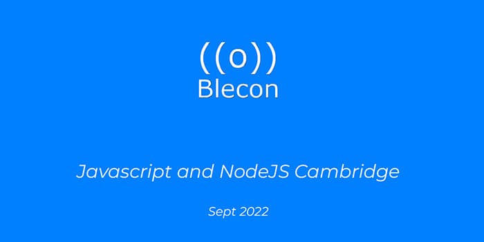 Blecon: a new IoT network for Node developers