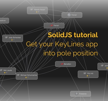 SolidJS tutorial: get your KeyLines app into pole position