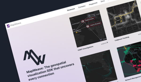 MapWeave: the geospatial visualization SDK that uncovers every connection