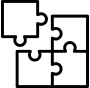 Icon of a jigsaw
