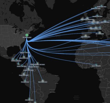 Advanced Mapbox data visualization with graph analysis