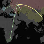Building an end-to-end supply chain geospatial network analysis demo in MapWeave
