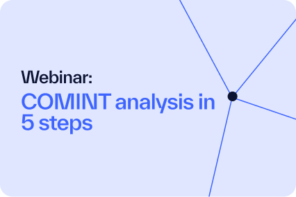 Thumbnail for webinar representing comint analysis in 5 steps