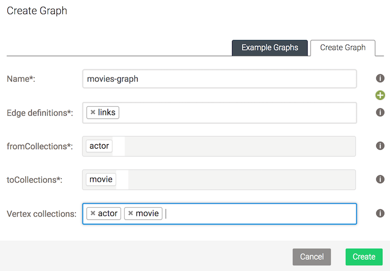 visualizing Arangodb - setup 1