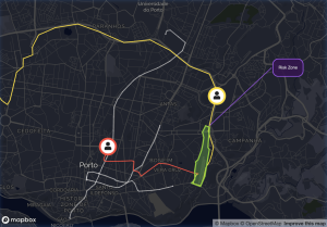Geospatial visualization by MapWeave in our multimodal data fusion showcase